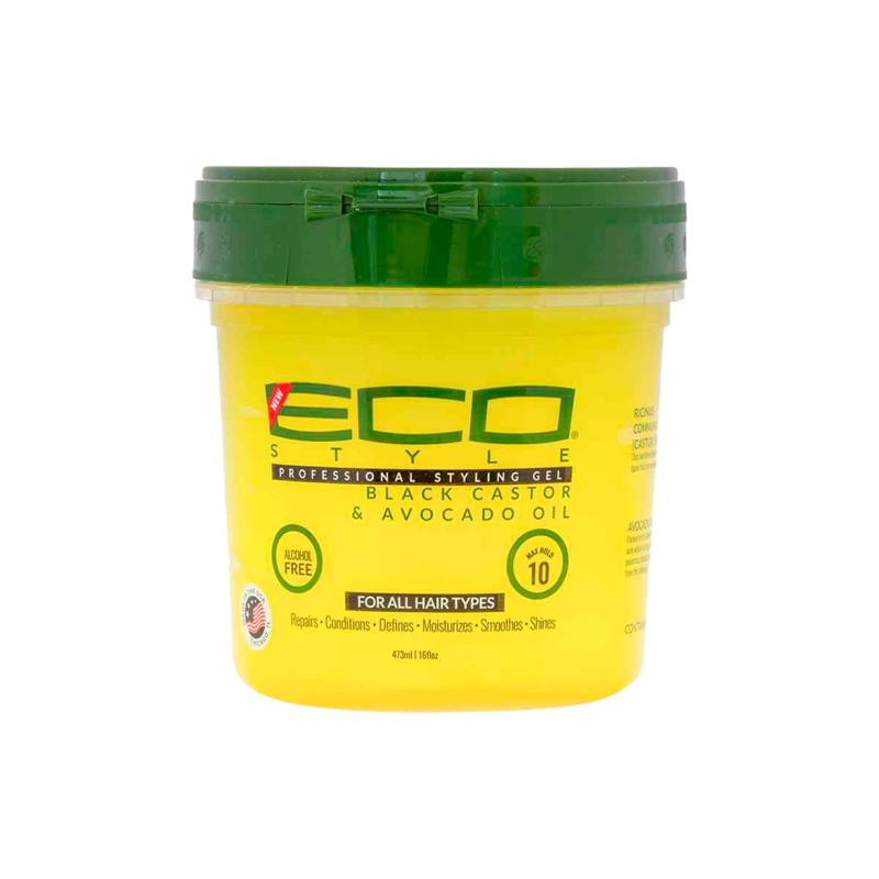 Eco Style Gel Black Castor & Avocado Oil (473ml)